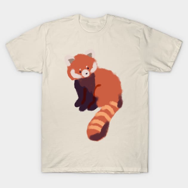 Cute red panda T-Shirt by Mayarart